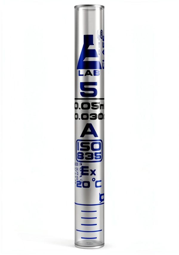 Serological Pipette 5ml Red Borosilicate Glass CH0573C by Eisco Labs-1