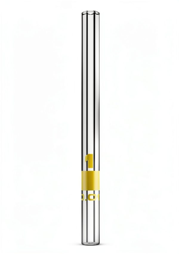 Serological Pipette 1ml EISCO Class A Blue Graduations Yellow-2