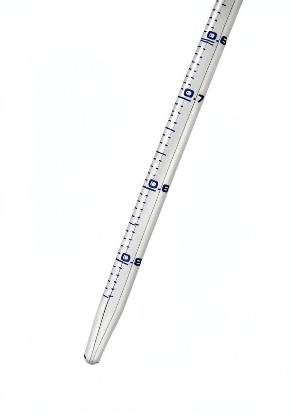 Serological Pipette 1ml EISCO Class A Blue Graduations Yellow-3