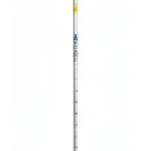 Serological Pipette 1ml EISCO Class A Blue Graduations Yellow-0