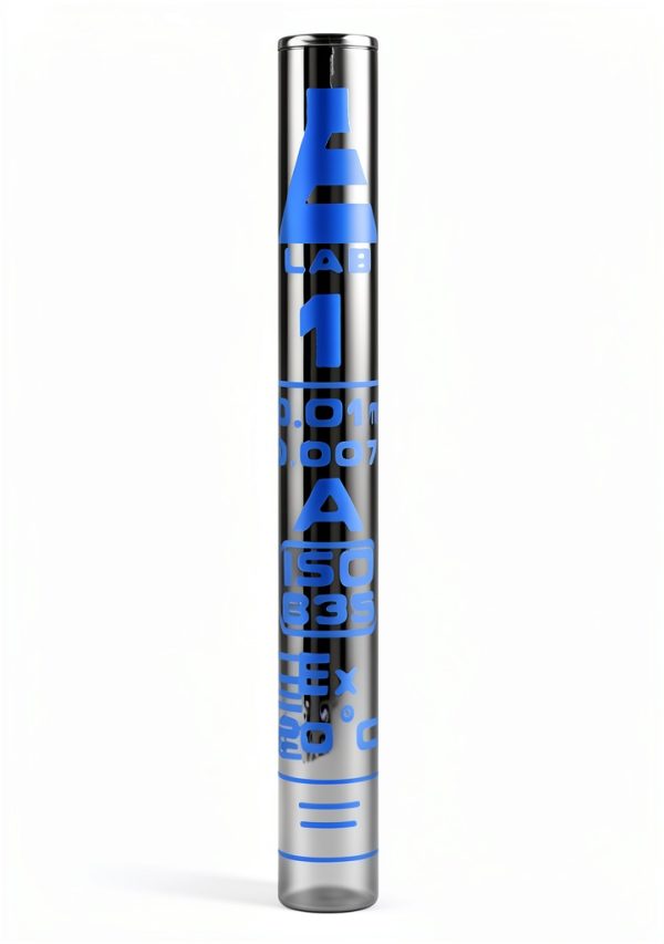 Serological Pipette 1ml EISCO Class A Blue Graduations Yellow-1