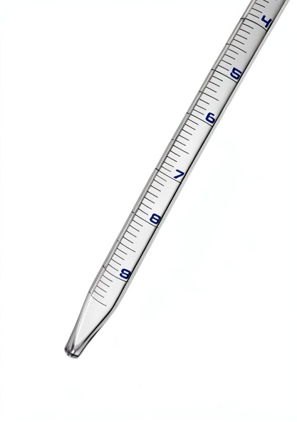 EISCO Serological Pipette 10ml Class A Blue Graduations Orange-3