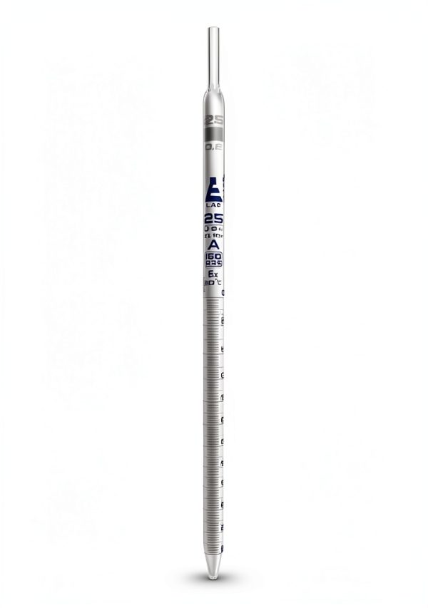 EISCO Serological Pipette 25ml Class A Blue Graduations Borosilicate-0
